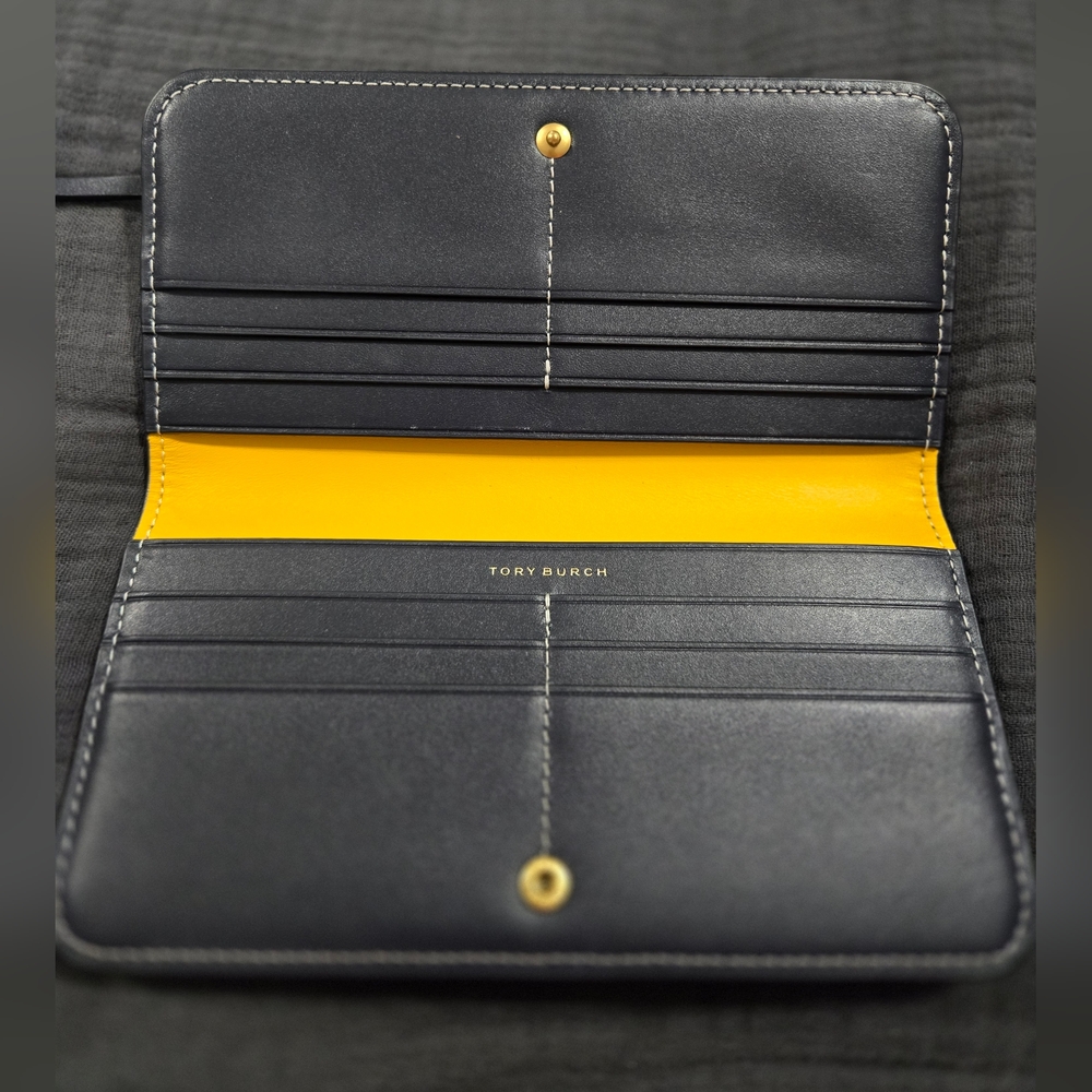 Tory Burch Jacquard monogrammed Wallet - Picture 3 of 4